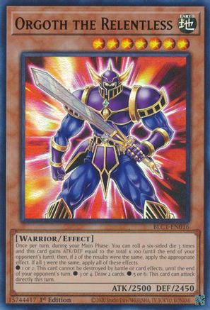 Orgoth the Relentless (Ultra Rare) (BLC1-EN016) - Battles of Legend: Chapter 1 1st Edition