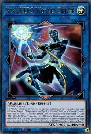 Xtra HERO Wonder Driver (Ultra Rare) (BLC1-EN031) - Battles of Legend: Chapter 1 1st Edition