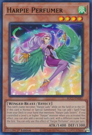 Harpie Perfumer (Ultra Rare) (BLC1-EN041) - Battles of Legend: Chapter 1 1st Edition