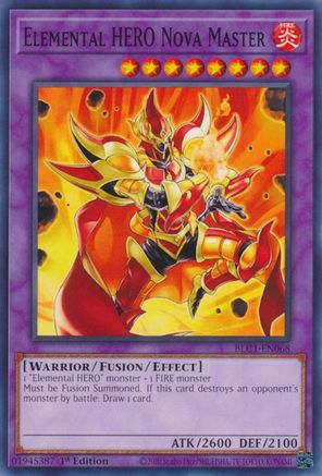 Elemental HERO Nova Master (Common) (BLC1-EN068) - Battles of Legend: Chapter 1 1st Edition