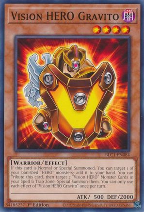 Vision HERO Gravito (Common) (BLC1-EN084) - Battles of Legend: Chapter 1 1st Edition