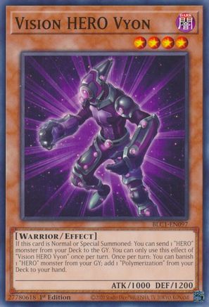 Vision HERO Vyon (Common) (BLC1-EN097) - Battles of Legend: Chapter 1 1st Edition