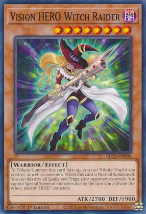 Vision HERO Witch Raider (Common) (BLC1-EN098) - Battles of Legend: Chapter 1 1st Edition