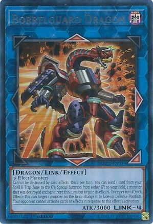 Borrelguard Dragon (Silver) (Ultra Rare) (BLC1-EN019) - Battles of Legend: Chapter 1 1st Edition