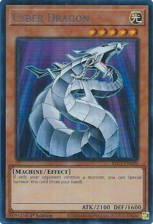 Cyber Dragon (Silver) (Ultra Rare) (BLC1-EN020) - Battles of Legend: Chapter 1 1st Edition