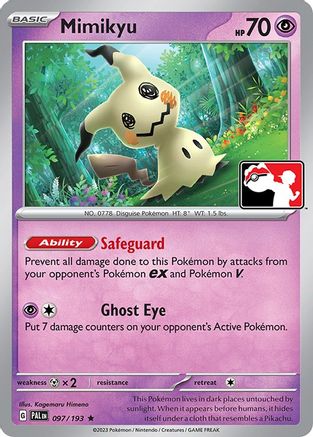 Mimikyu (097/193) [Prize Pack Series Cards] - Rare