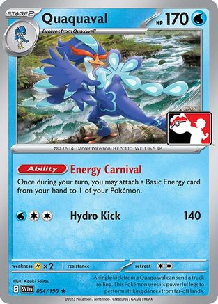 Quaquaval (54/198) [Prize Pack Series Cards] - Rare