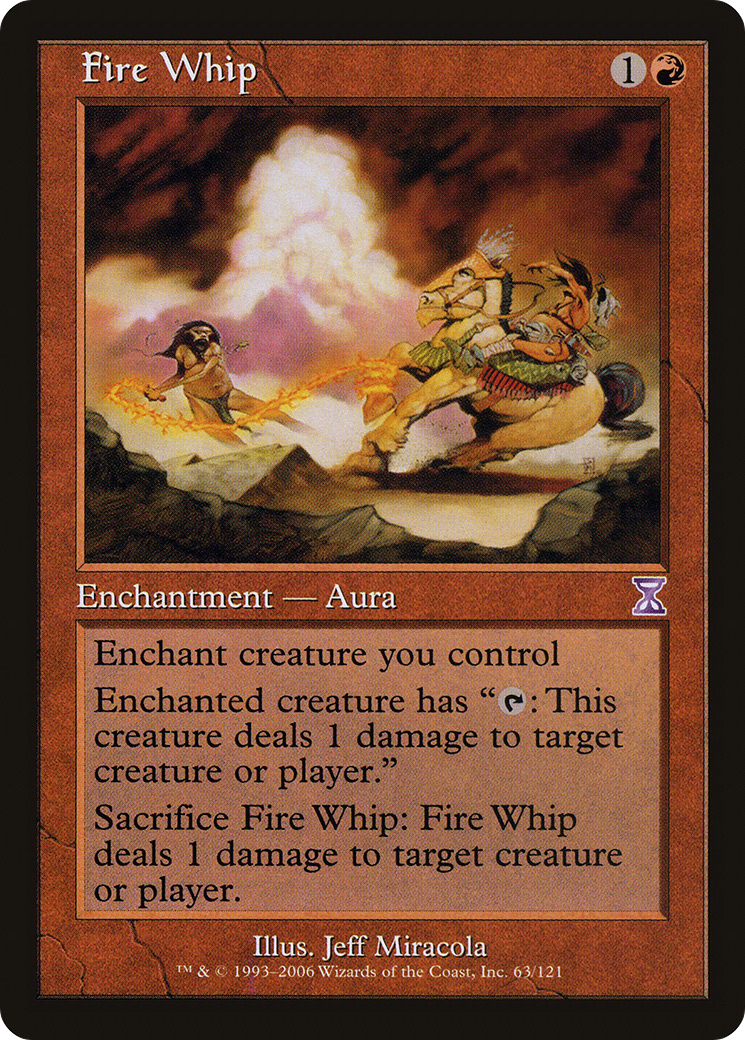 Fire Whip (TSB-063) [Time Spiral Timeshifted] Foil