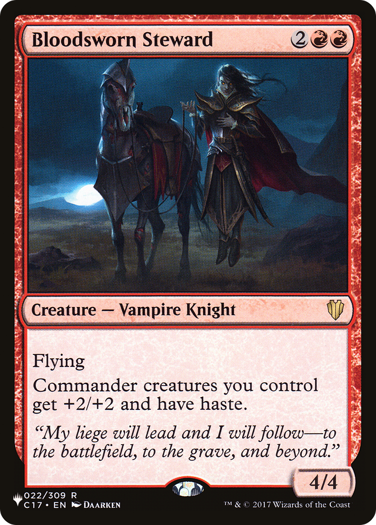 Bloodsworn Steward (LIST-022) [The List]