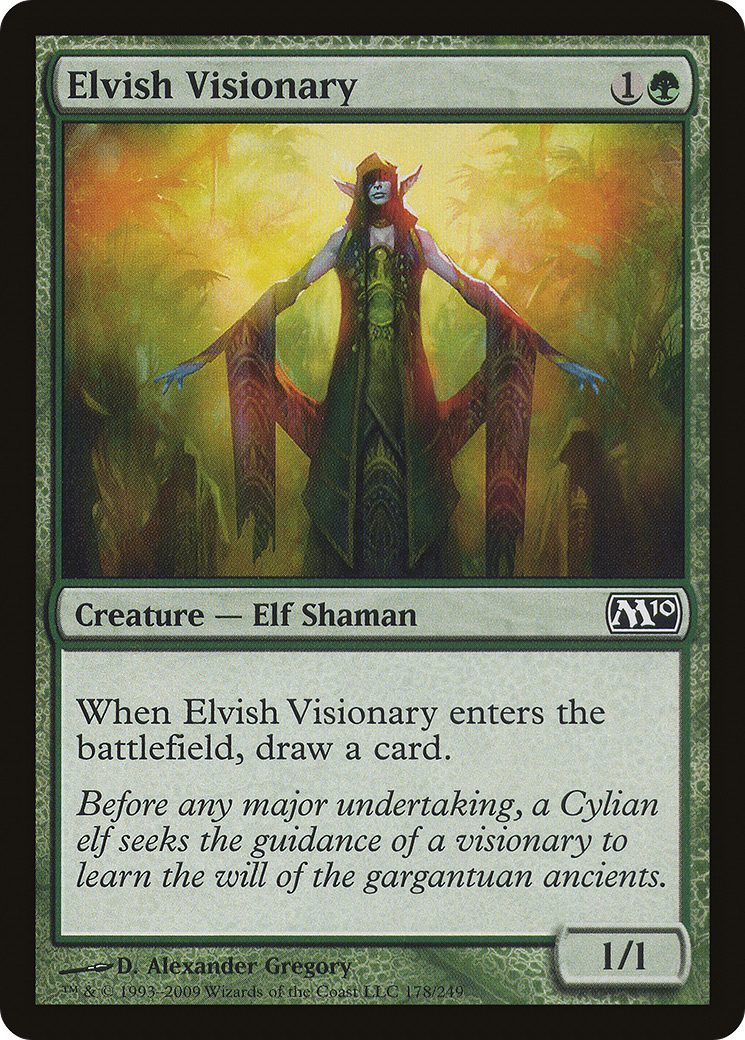 Elvish Visionary (M10-178) [Magic 2010] Foil