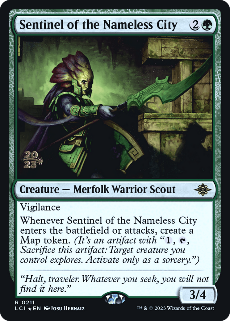 Sentinel of the Nameless City (PRE-211) [The Lost Caverns of Ixalan Promos] Foil