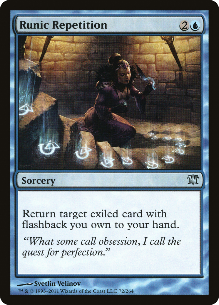 Runic Repetition (ISD-072) [Innistrad] Foil