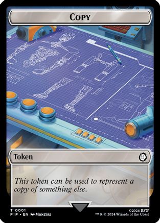 Copy // Junk Double-Sided Token (PIP-1 // 15) [Universes Beyond: Fallout]