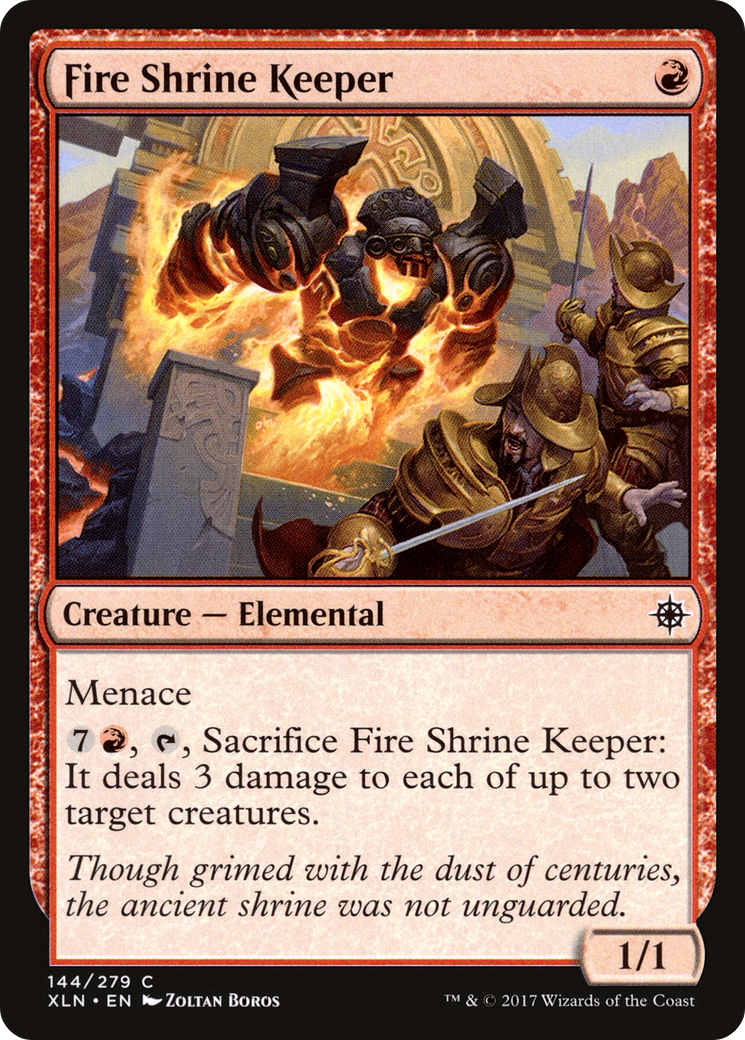Fire Shrine Keeper (XLN-144) [Ixalan] Foil
