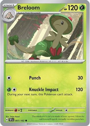 Breloom (007/162) [SV05 Temporal Forces] - Common