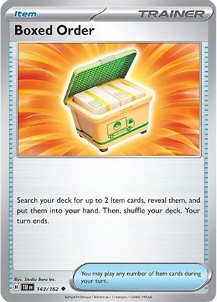 Boxed Order (143/162) [SV05 Temporal Forces] - Uncommon