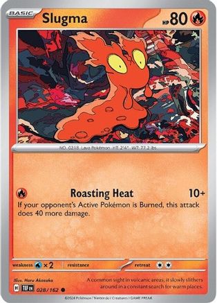 Slugma (028/162) [SV05 Temporal Forces] Reverse Holofoil - Common