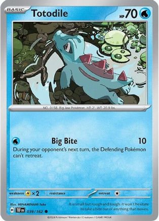 Totodile (039/162) [SV05 Temporal Forces] - Common