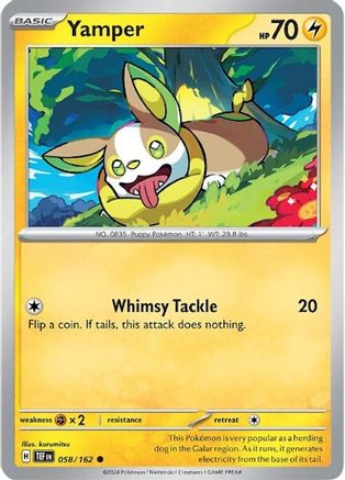 Yamper (058/162) [SV05 Temporal Forces] Reverse Holofoil - Common