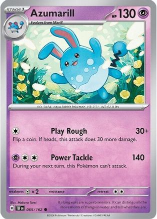 Azumarill (065/162) [SV05 Temporal Forces] - Common