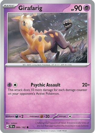 Girafarig (066/162) [SV05 Temporal Forces] - Common