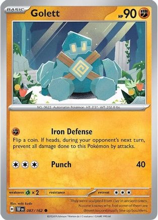 Golett (087/162) [SV05 Temporal Forces] Reverse Holofoil - Common
