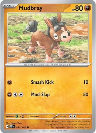 Mudbray (091/162) [SV05 Temporal Forces] Reverse Holofoil - Common