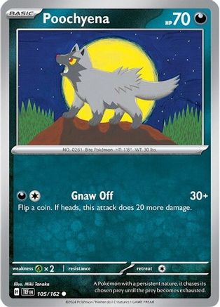Poochyena (105/162) [SV05 Temporal Forces] - Common
