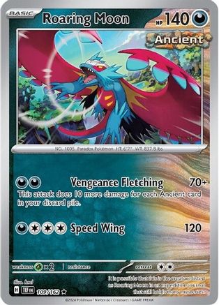 Roaring Moon (109/162) [SV05 Temporal Forces] Holofoil - Rare