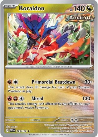 Koraidon (119/162) [SV05 Temporal Forces] Holofoil - Rare