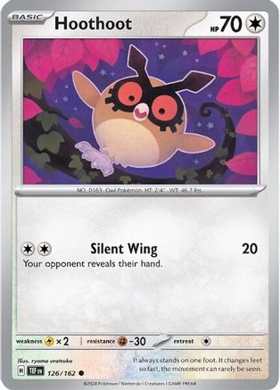 Hoothoot (126/162) [SV05 Temporal Forces] - Common