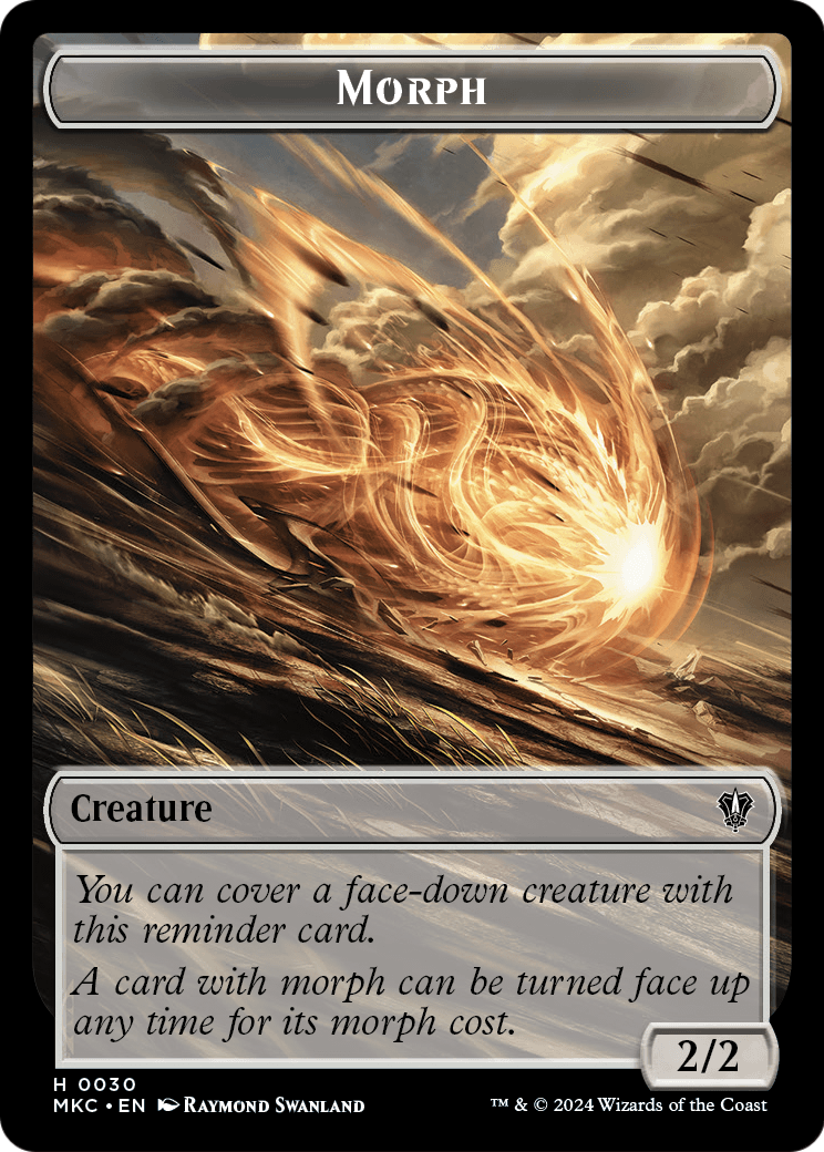 Morph (TMKC-030) [Murders at Karlov Manor Commander Tokens] Foil