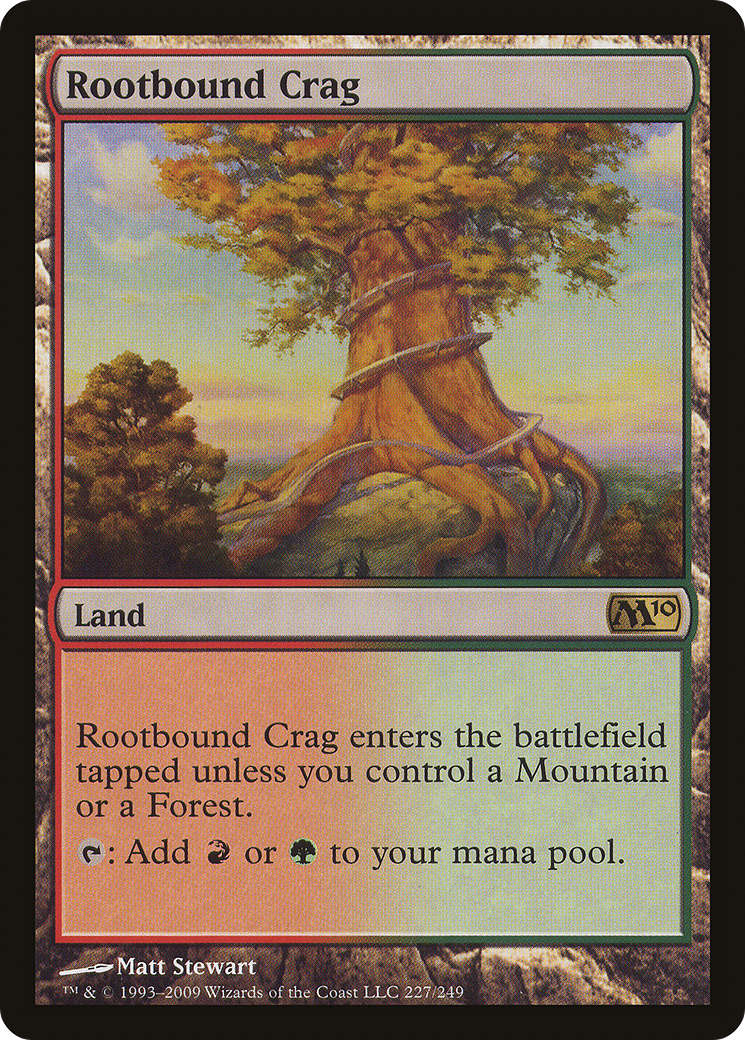 Rootbound Crag (M10-227) [Magic 2010] Foil