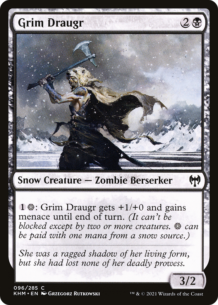 Grim Draugr (KHM-096) [Kaldheim] Foil