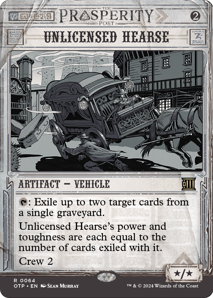 Unlicensed Hearse (OTP-064) (Showcase) (Borderless) [Breaking News]