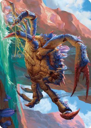 Canyon Crab Art Card (Gold-Stamped Signature) (ASOTJ-004) [Art Series: Outlaws of Thunder Junction]