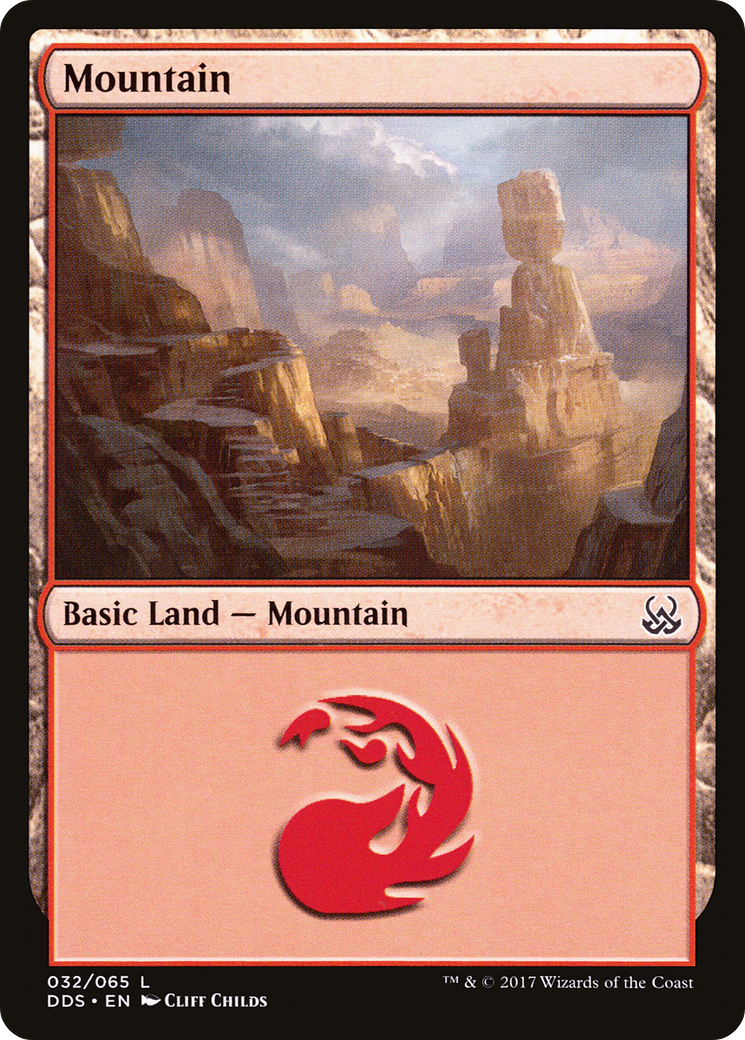Mountain (DDS-032) [Duel Decks: Mind vs. Might]