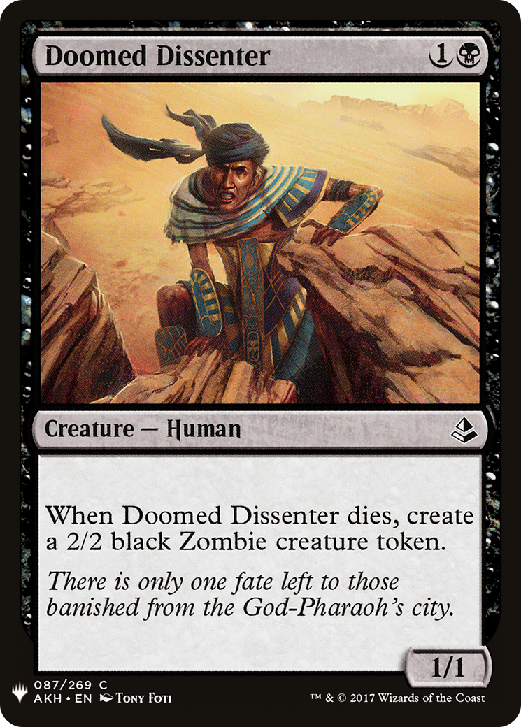 Doomed Dissenter (LIST-087) [The List]