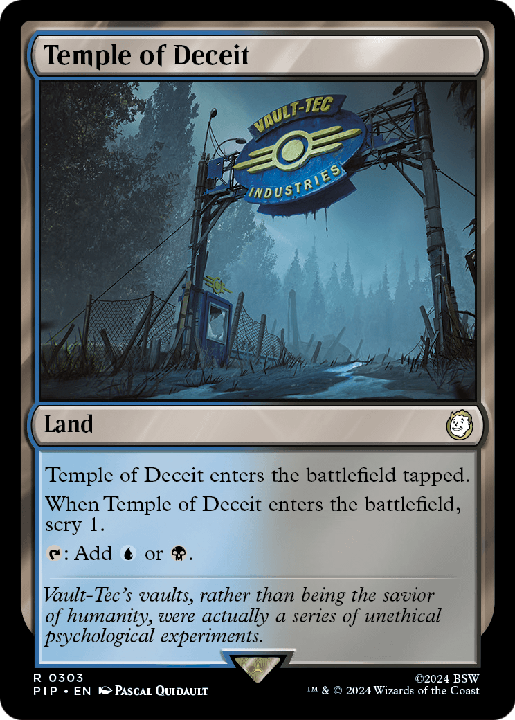 Temple of Deceit (PIP-303) [Fallout] Foil