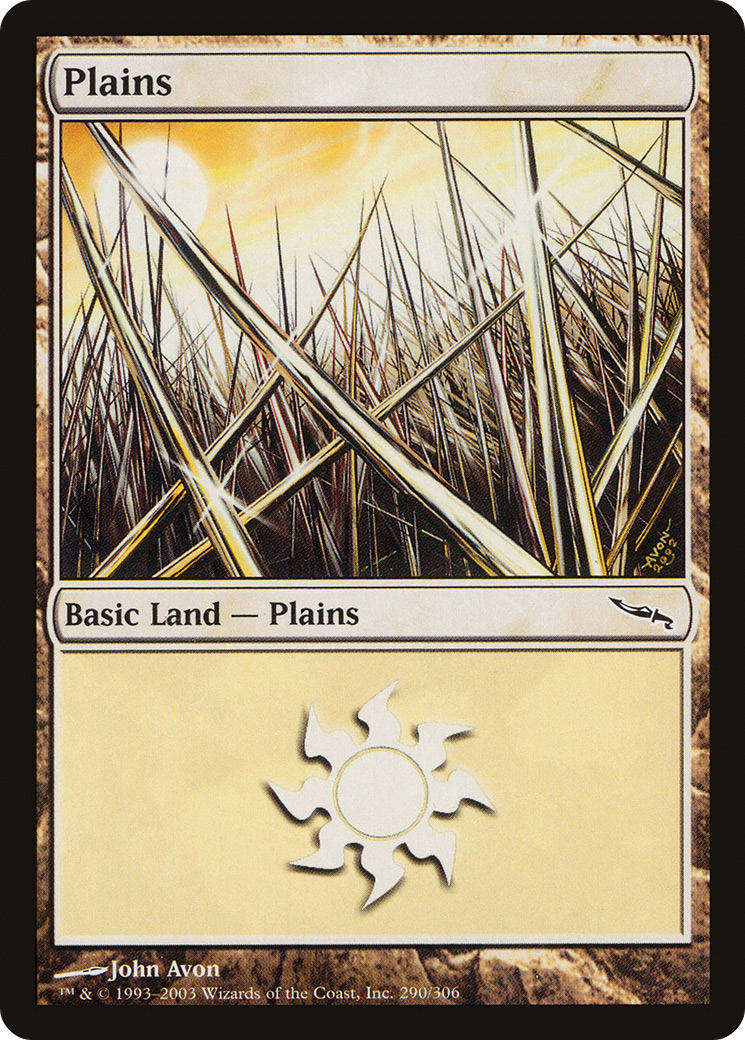 Plains (MRD-290) [Mirrodin]