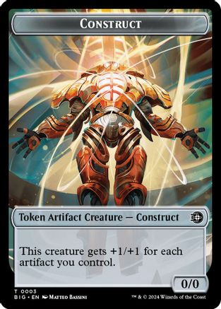 Construct Token (BIG-003) [Outlaws of Thunder Junction: The Big Score]