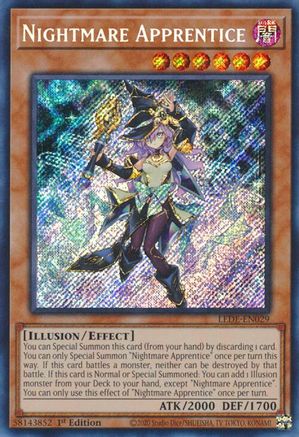Nightmare Apprentice (Secret Rare) (LEDE-EN029) - Legacy of Destruction 1st Edition