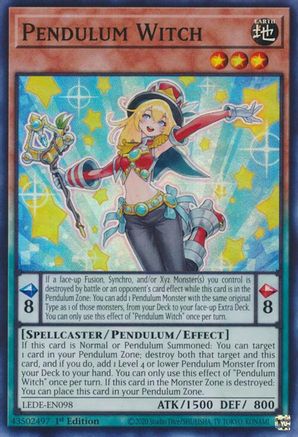 Pendulum Witch (Super Rare) (LEDE-EN098) - Legacy of Destruction 1st Edition