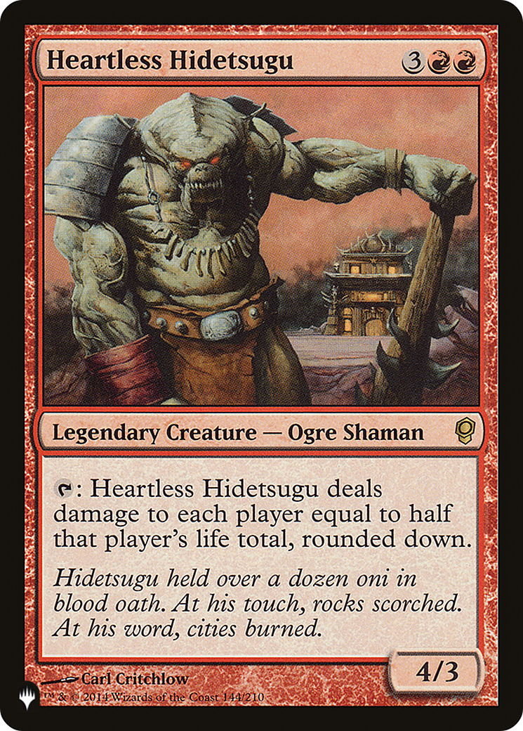 Heartless Hidetsugu (LIST-144/210) [The List]