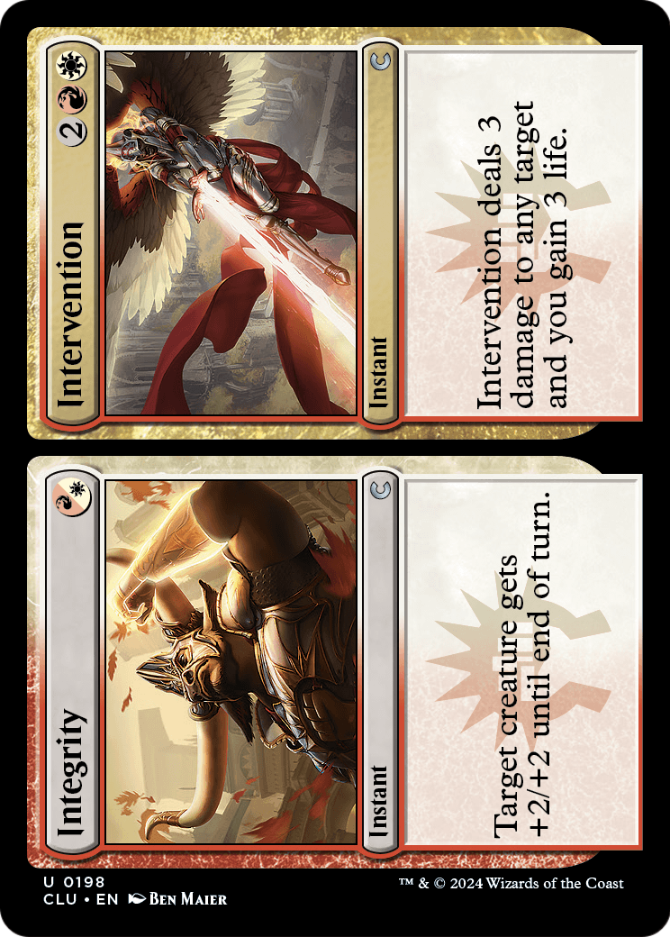 Integrity // Intervention (CLU-198) [Ravnica: Clue Edition]