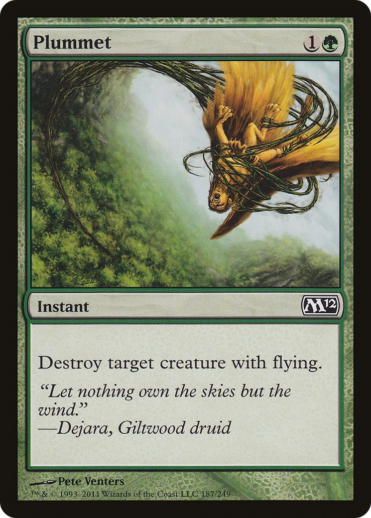 Plummet (M12-187) [Magic 2012] Foil