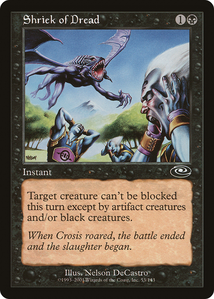 Shriek of Dread (PLS-053) [Planeshift] Foil