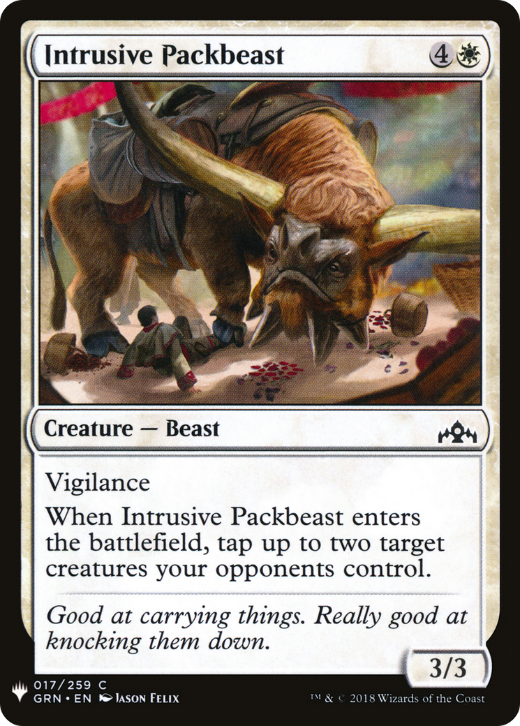 Intrusive Packbeast (LIST-017) [The List]