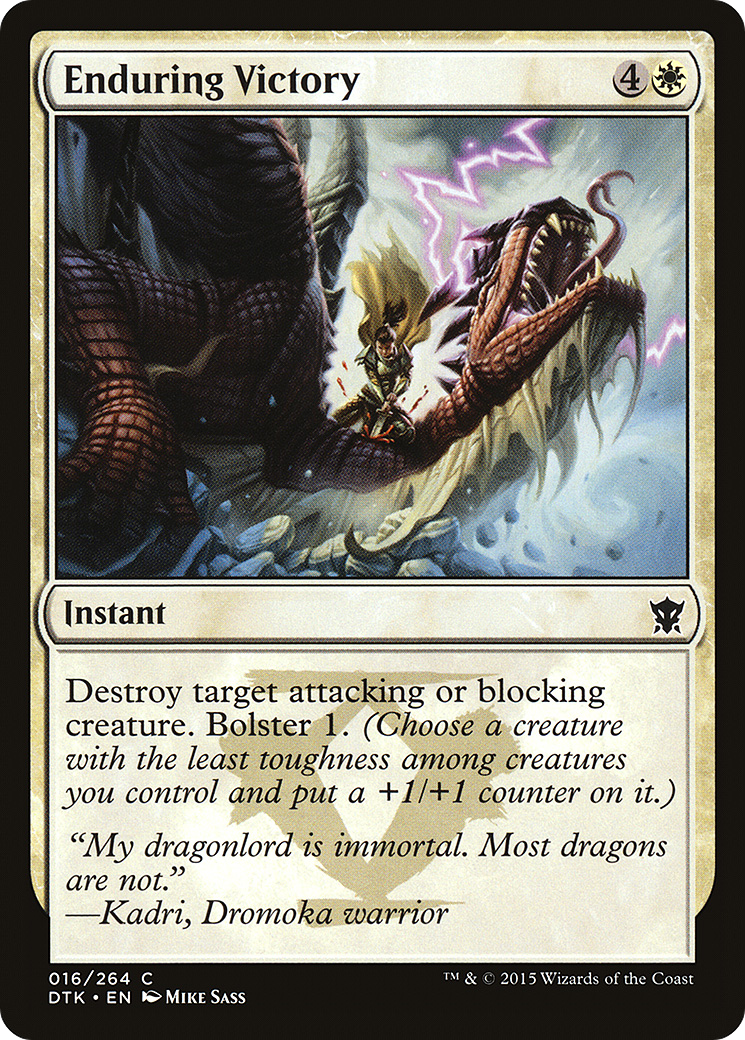 Enduring Victory (DTK-016) [Dragons of Tarkir]