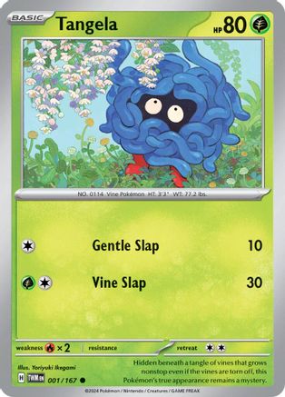 Tangela (001/167) [SV06 Twilight Masquerade] Reverse Holofoil - Common